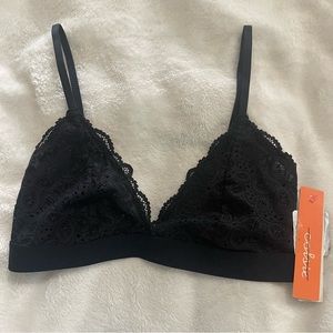 COLSIE BLACK LACE BRALETTE SIZE XS 34A/B NWT